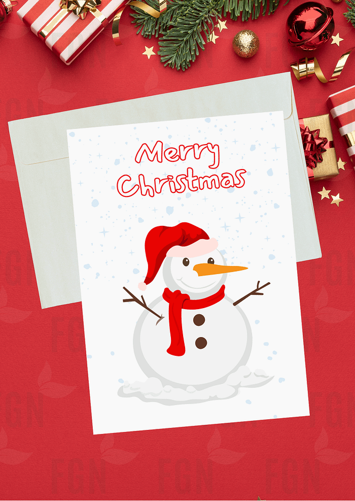 59. Merry Christmas- Snowman