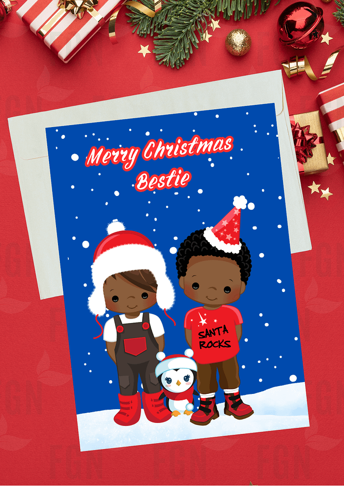 63. Merry Christmas Bestie - Boy